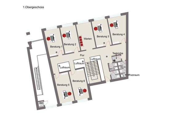 Grundriss 1. Obergeschoss