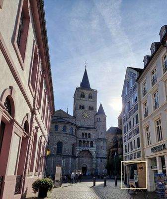 Ladengeschäft mit Markierung Ansicht von Hauptmark