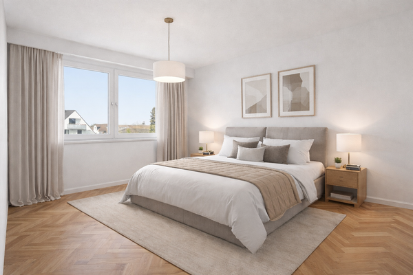 Schlafzimmer nachher