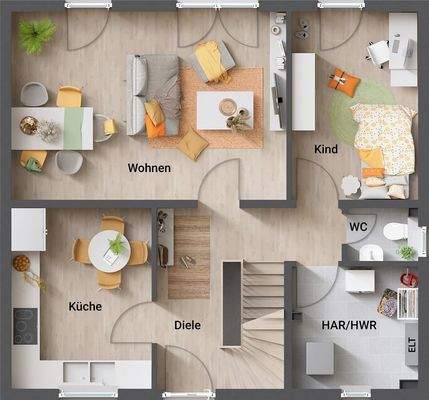 Grundriss_Einfamilienhaus_Flair_113_EG_zZ_mK