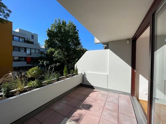 sonnige Dachterrasse
