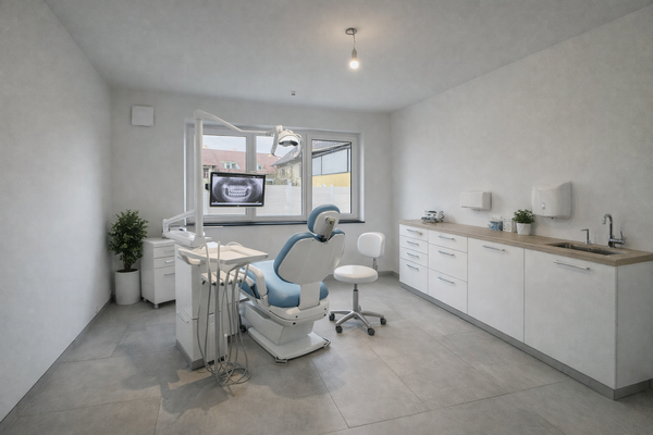 Zimmer 3 Behandlungsraum visualisiert