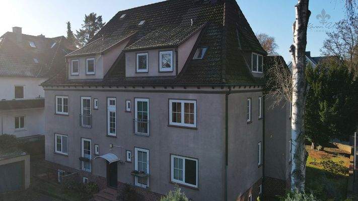 Hausansicht Hintereingang