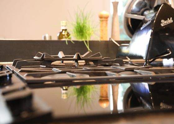 Detailansicht Gasherd