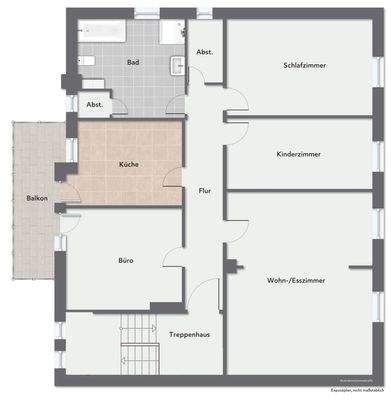 Grundriss unmöbliert