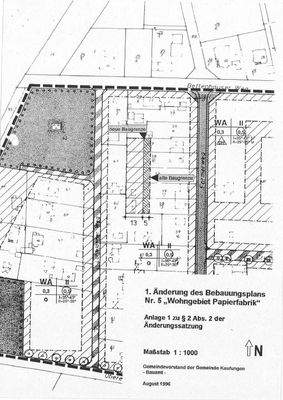 Bebauungsplan Änderungen 27.02.1997 Anlage 1