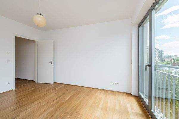 Schlafzimmer mit Wasserblick