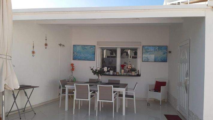 Innenterrasse überdacht