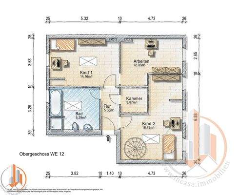 Grundriss Dachgeschoss