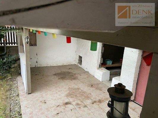 Aussenansicht, überdachte Terrasse