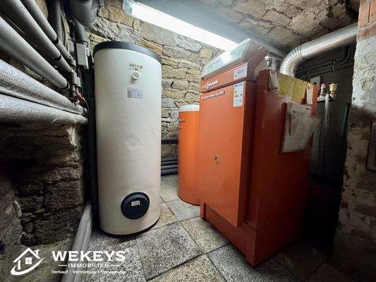 Gaszentralheizung mit Solarthermieunterstützung