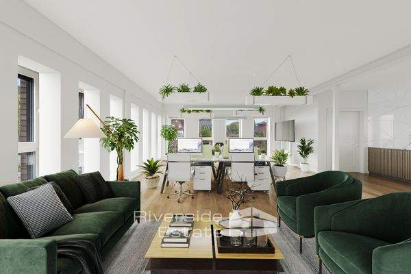 Virtuelles Staging Bürofläche