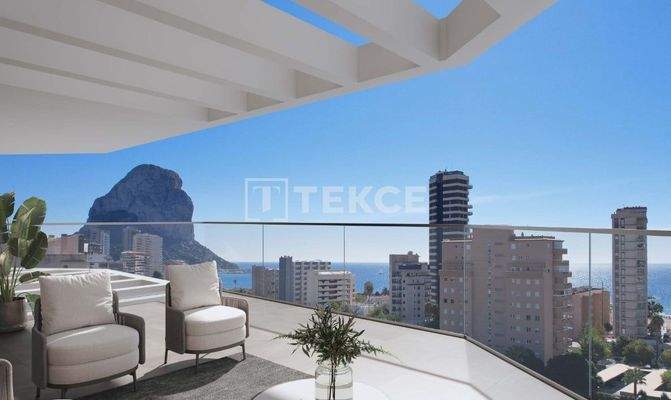 Brand New Sea View Flats for Sale in Calpe Alicante