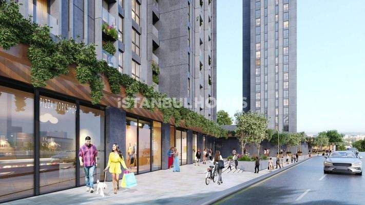 Apartments in a Complex near Bagdat Avenue in Istanbul Kadikoy