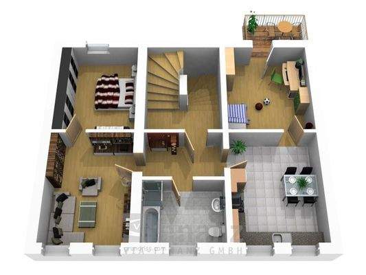 Grundriss Obergeschoss