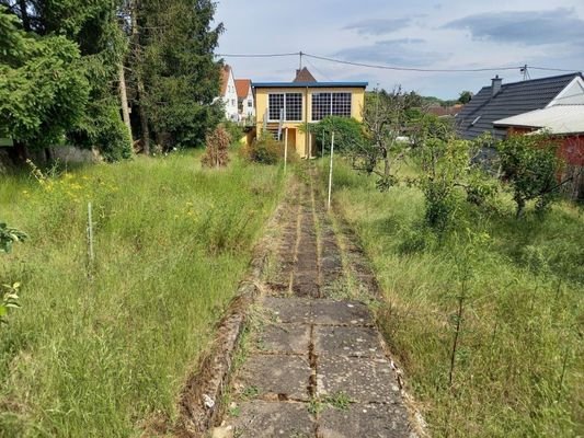 Rückseite: großer Garten