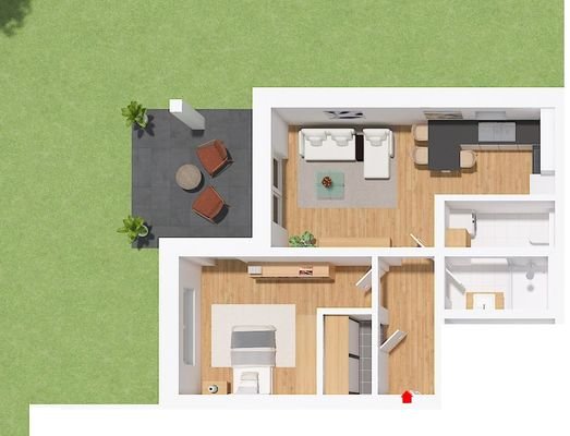 Wohnungsgrundriss