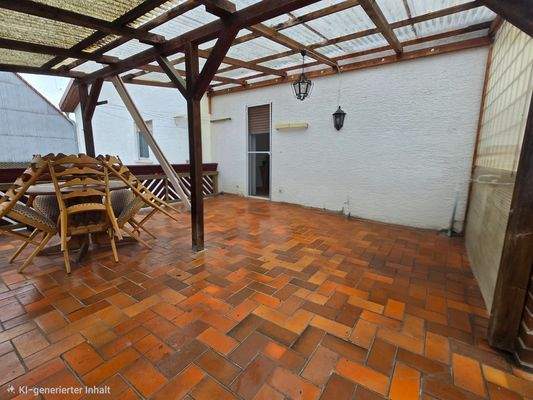 große Terrasse, 1. OG