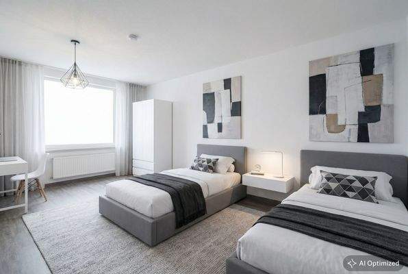 KI-generiertes Homestaging Schlafzimmer