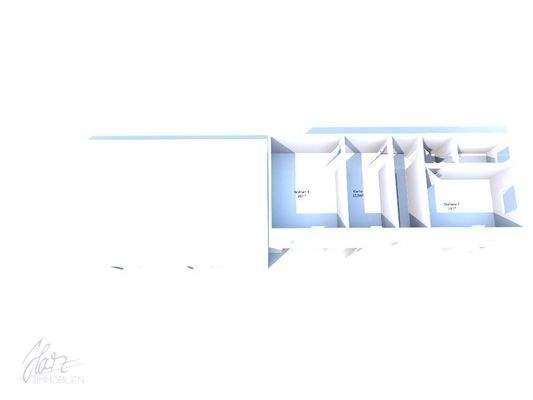 3D-Ansicht Obergeschoss Nebengebäude