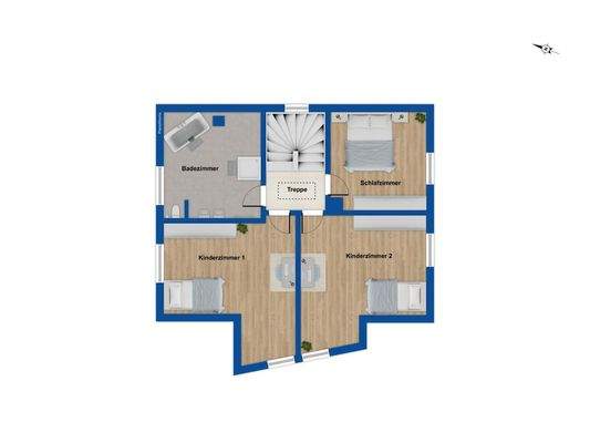 Grundriss Obergeschoss