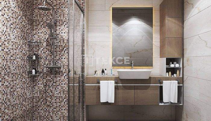 Ready-to-Move Apartments in a Project in Eyüpsultan Istanbul