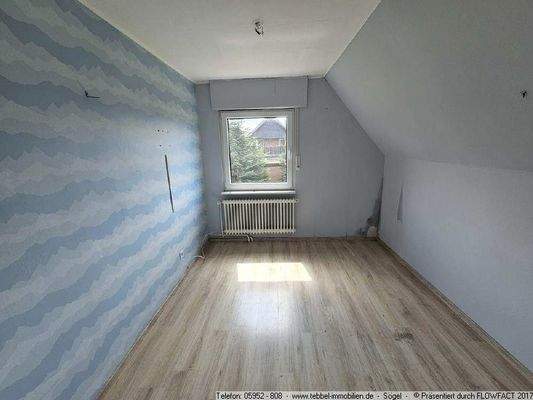 Schlafzimmer 1 im Dachgeschoss