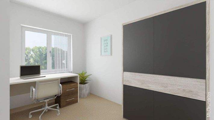 OG Arbeitszimmer - Visualisierung -