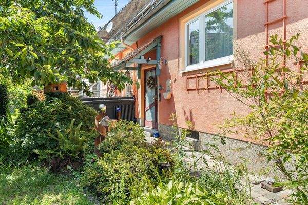 Hauseingang Rückseite