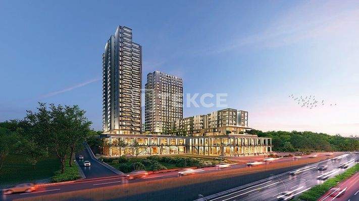 Apartments in the Project with Shopping Center on Eskisehir Road