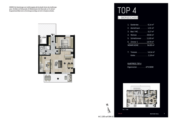 Grundriss Top 4