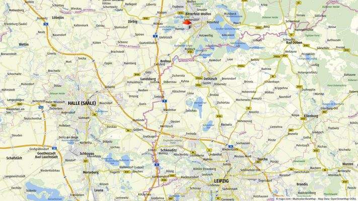 Geolyzer Kartenausschnitt