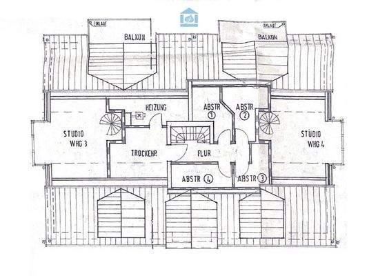 Grundriss Spitzboden