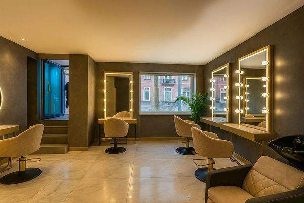 Friseursalon – visualisierte Ansicht
