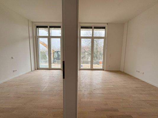 Schlafzimmer und Wohnbereich