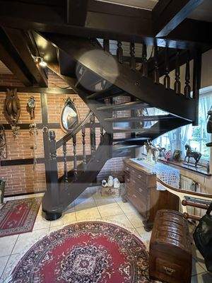 Treppe zum Schlafbereich...