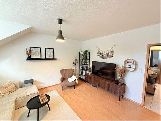 Wohnung im Dachgeschoss, Wohnzimmer