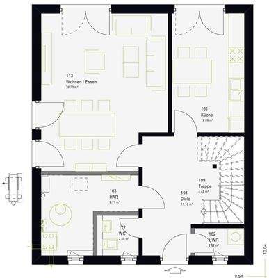 Beispielgrundriss EG