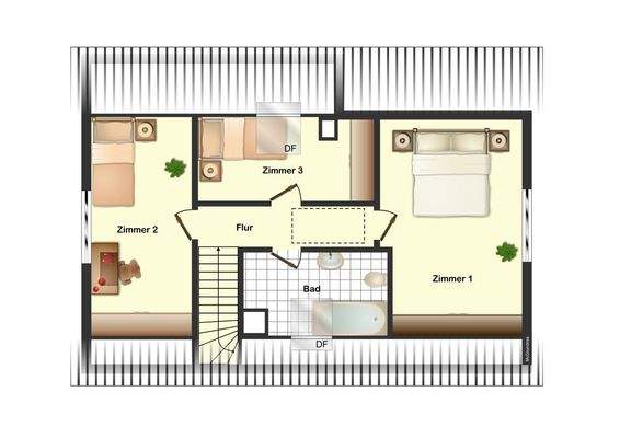 Grundriss Dachgeschoss