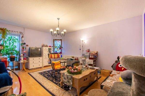 geräumiges Wohnzimmer