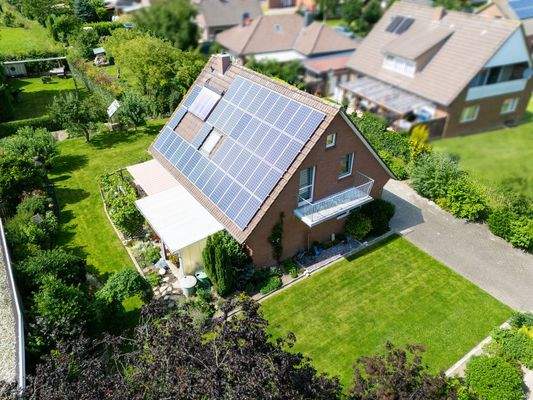 Blick auf die Immobilie