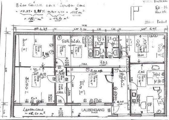 Grundriss Büro 1. OG