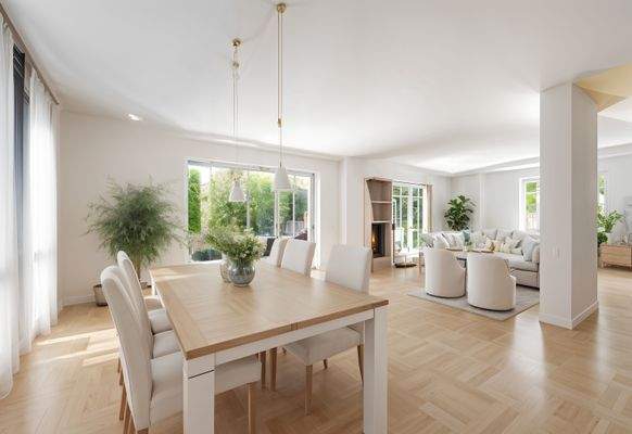 Wohn-/Essbereich (visualisiert)