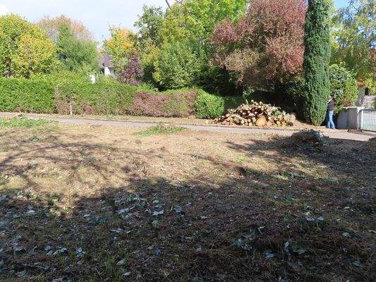 Der hintere Baugrund