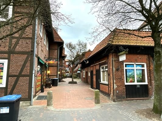 Gasse zum Haus