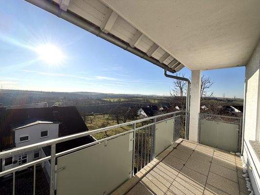 Balkon mit Aussicht