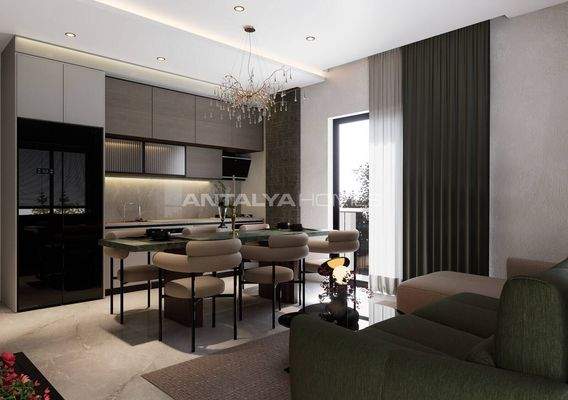 Elegant Flats in a Complex with Pool and Sauna in Alanya