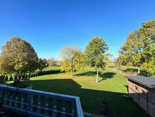 Blick vom Balkon, Wohnung 1