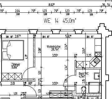 Grundriss WE 14