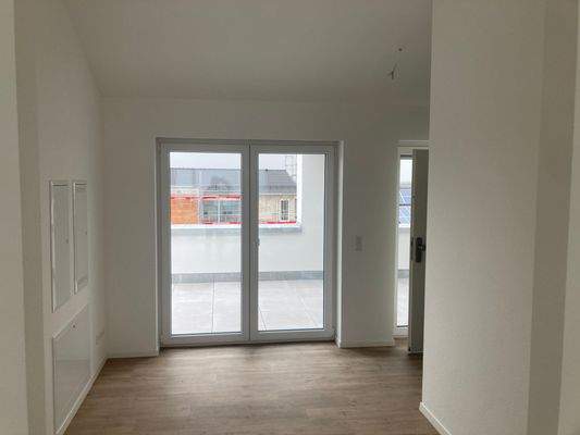 Flur mit Zugang Dachterrasse